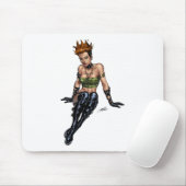 Miserabeles alternatives Mädchen durch Al Rio Mousepad (Mit Mouse)