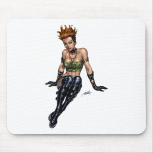 Miserabeles alternatives Mädchen durch Al Rio Mousepad