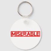 Miserable Briefmarke Schlüsselanhänger (Rückseite)