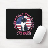 Miserable Cat-Typ ohne Kinder Mousepad (Mit Mouse)