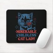 miserable katzenlose Frauen für Kamala Harris 2 Mousepad (Mit Mouse)