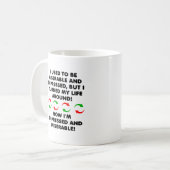 Miserable Turn-around Funny Mug Kaffeetasse (Vorderseite Links)