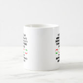 Miserable Turn-around Funny Mug Kaffeetasse (Mittel)