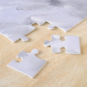 Miserly Ebenezer Scrooge Snowy Viktorianisch Stree Puzzle (Seite)