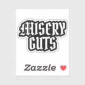 Misery Guts Aufkleber (Blatt)