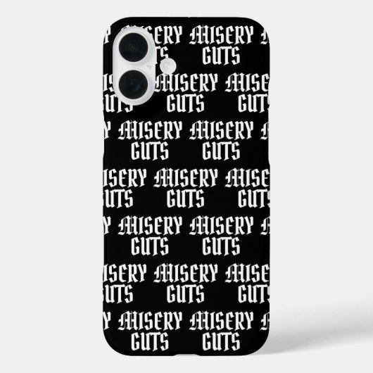 Misery Guts Case-Mate iPhone Hülle (Rückseite)