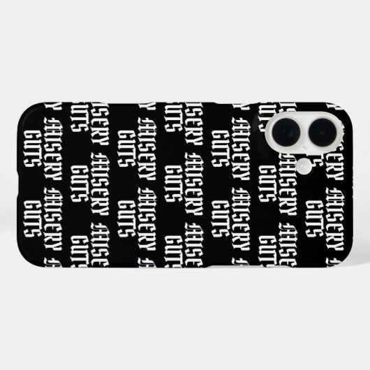 Misery Guts Case-Mate iPhone Hülle (Rückseite (Horizontal))