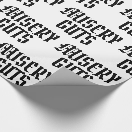 Misery Guts Geschenkpapier (Ecke)