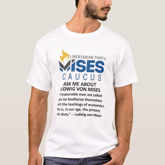 Mises Caucus T-Shirt (Vorderseite)