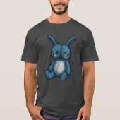 Misfit Blue Plush Rabbit T-Shirt (Vorderseite)