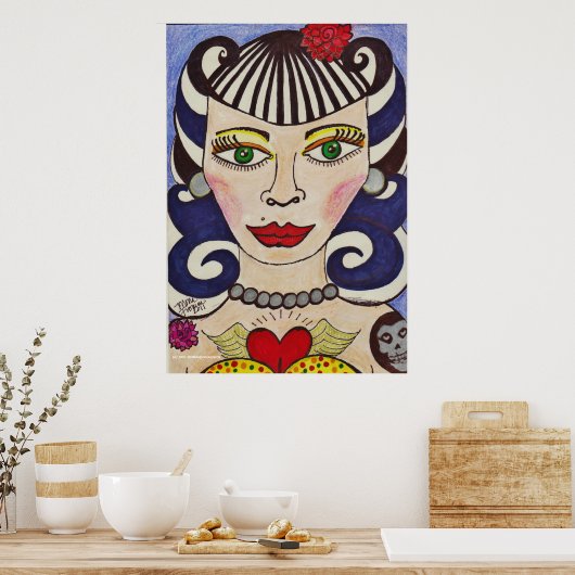 "Misfit Doll" Poster (Küche)