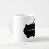 Misfit Ninja Cat Kaffeetasse (Vorderseite Links)