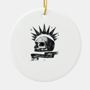 Misfit-Schädel Kreativer Charakter Kunststil Ornam Keramik Ornament