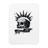 Misfit Skull Creative Character Art Style  Magnet (Vertikal)