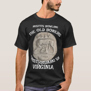 MISFITS BOWLING OLD BONERS CHRISTIANSBURG VIRGINIA T-Shirt