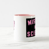 Misfits of Science Zweifarbige Tasse (Mittel)