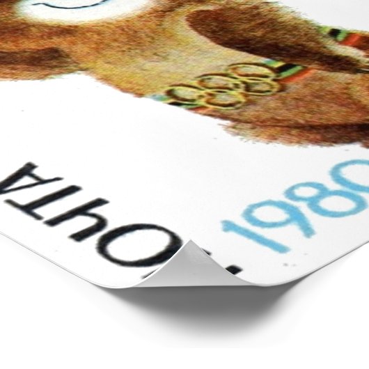 Misha der Bär Poster (Ecke)