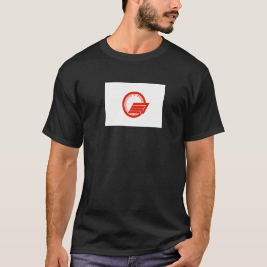 Mishima Japan-Fahne T-Shirt (Vorderseite)