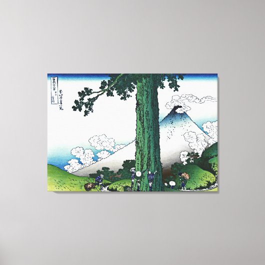 Mishima-Pass in der Provinz Kai Leinwanddruck (Vorderseite)
