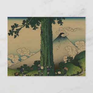 Mishima-Pass in der Provinz Kai Postkarte