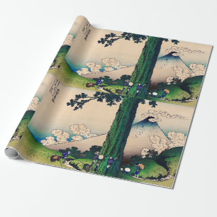 Mishima-Pass in der Provinz Kai von Katsushika Hok Geschenkpapier