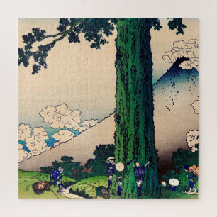 Mishima-Pass in der Provinz Kai von Katsushika Hok Puzzle