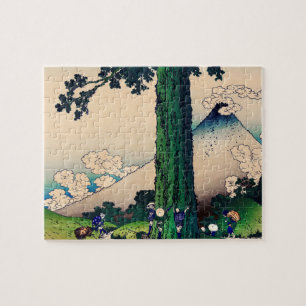 Mishima-Pass in der Provinz Kai von Katsushika Hok Puzzle