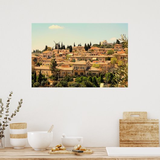 Mishkenot Shaanim in Jerusalem Poster (Küche)