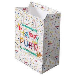 Mishloah Manut Tasche personalisiert  Mittlere Geschenktüte