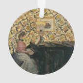 Misia am Klavier Ornament (Rückseite)