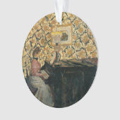 Misia am Klavier Ornament (Vorderseite)