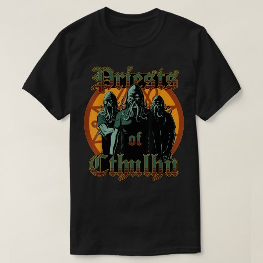 Miskatonic Cthulhu Great Rock Cosmic Rock Dead Me T-Shirt (Design vorne)