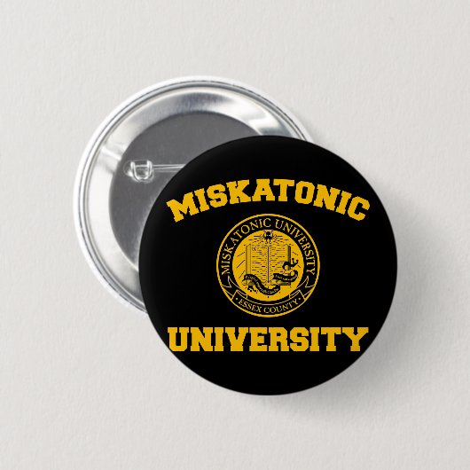 Miskatonic Hochschulknopf Button (Vorne & Hinten)