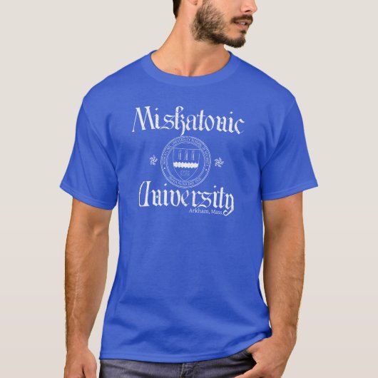 Miskatonic Hochschulschule der Göttlichkeit T-Shirt (Vorderseite)