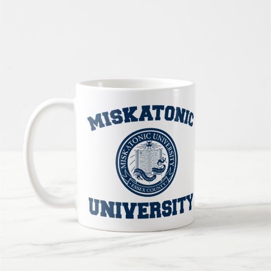 Miskatonic HochschulTasse Kaffeetasse (Links)