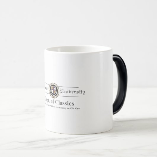 Miskatonic Hochschulverwandelnde Tasse (VorderseiteRechts)