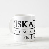 Miskatonic Klasse von 1937 Kaffeetasse (Vorderseite Links)