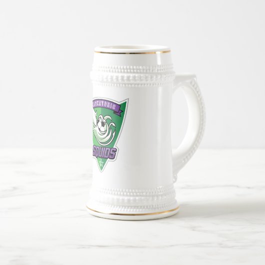 Miskatonic Tintenfische Stein Bierglas (VorderseiteRechts)