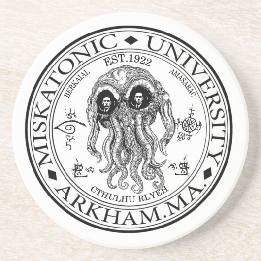 Miskatonic Universität CTHULHU HP LOVECRAFT Untersetzer (Vorne)