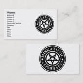 MISKATONIC UNIVERSITÄT VISITENKARTE (Vorne/Hinten)