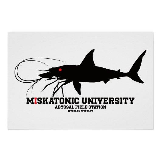 Miskatonic University — Abyssal Field Station Poster (Vorderseite)