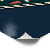 Miskatonic University Arkham Vintage Travel Badge Poster (Ecke)