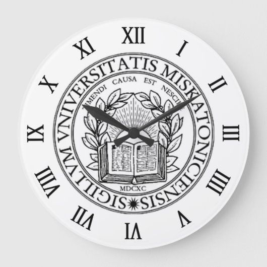 miskatonisch große wanduhr (Vorderseite)