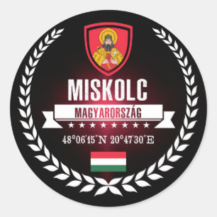 Miskolc Runder Aufkleber