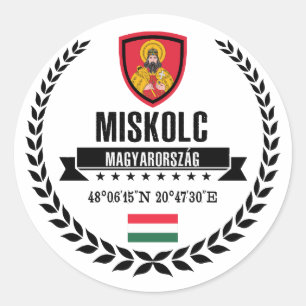 Miskolc Runder Aufkleber