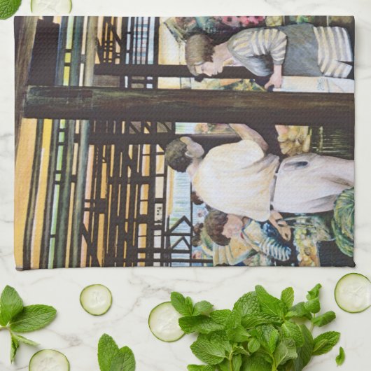 Miskolc's Bauer’ Market, Ungarn Geschirrtuch (Gefaltet)