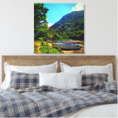 Mismaloya Boats on The River 0350 Art Leinwanddruck (Insitu (Schlafzimmer))