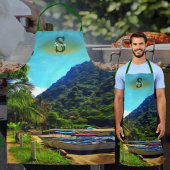 Mismaloya-Boote am Fluss 0350 Schürze