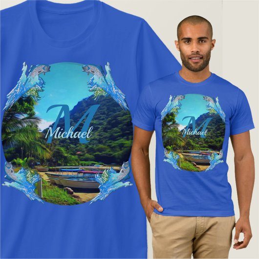 Mismaloya-Boote am Fluss 0350 T-Shirt