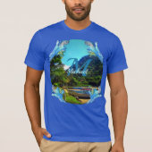 Mismaloya-Boote am Fluss 0350 T-Shirt (Vorderseite)
